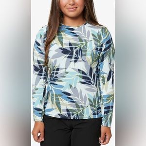 Hang Ten Womens Long Sleeve Rashguard